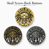 big size Screw Buttons Leathercraft Screw Rivet Leather Decoration buttons