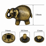S-15 fashion spring metal snaps Antique Snaps Button Bronze Vintage Metal Snaps