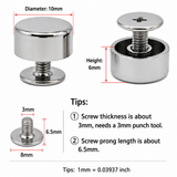 screw back purse feet Screw Back Rivets Stud Purse Feetfor Leather Bag