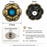 big Screw Buttons Leathercraft Screw Rivet Leather Decoration Concho