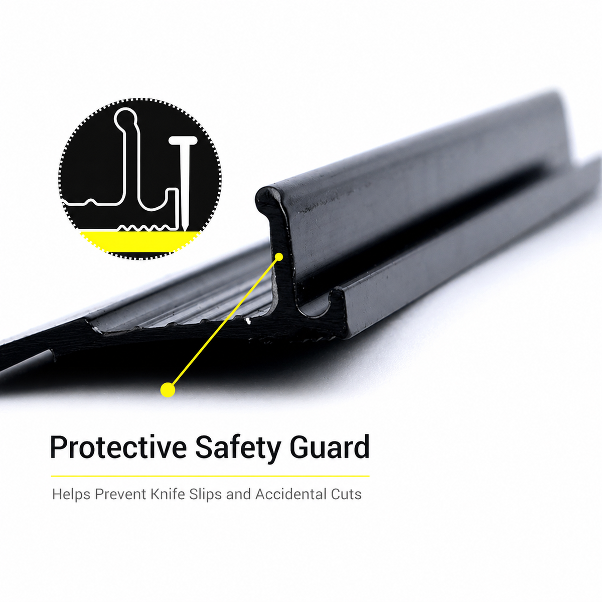 Size Protector Ruler Protective Ruler Non-Slip Ruler Leather Craft Anti-cutting Hand Rulers ...