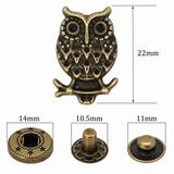 S-10 fashion spring metal snaps Antique Snaps Button Bronze Vintage Metal Snaps