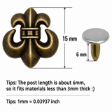 AM-1 Style Cap Rivets Cap Beads Nailhead Decorative Cap Rivet Punk Rivets