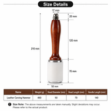 Leather Nylon Carving Hammer Leather Craft Wooden Handle Cowhide Tool