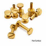 belt screw stud Brass Screws Belt Screw Rivets Brass Backscrews Stud Screws Leather Fasteners