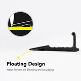Protective Ruler Non-Slip Ruler Leather Craft Anti-cutting Hand Rulers