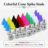 Cone Rivets Screw Bullet Punk Spikes Screw Punk Stud Bullet Cone Spike