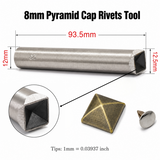 Pyramid Square Cap Rivets Cap Beads Nailhead Decorative Cap Rivet