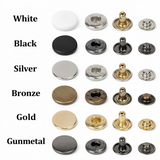 Metal Snaps Snap Fasteners Heavy Duty Snaps For Leather Snaps Buttons