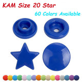KAM Plastic Snaps Color Cards Plastic Snap Fasteners Plastic Fastener