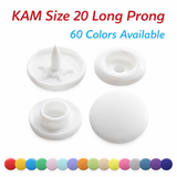 KAM Plastic Snaps Color Cards Plastic Snap Fasteners Plastic Fastener