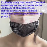 Rhinestone Masks Masquerade Masks Rhinestone Masks Crystal Face Masks