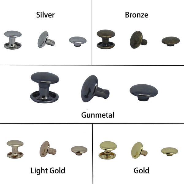 Fabric Rivetes Rivets For Fabric Rivet For Leather Double Cap Rivets Leather Rivets ...