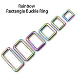 Rectangle Buckle Ring Webbing Belts Buckle for Bag Belt Loop Purse Making