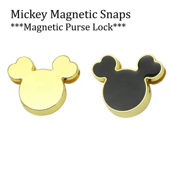 Mickey Head Magnetic Snaps Magnetic Purse Snaps Mickey Magnetic Snap Closures