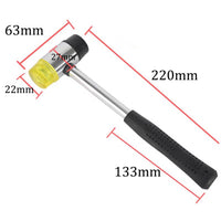 Dual Head Nylon Rubber Hammer Soft Mallet Leather Working Hammer Craft