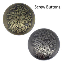 leather Screw Buttons Leathercraft Screw Rivet Leather Decoration buttons 