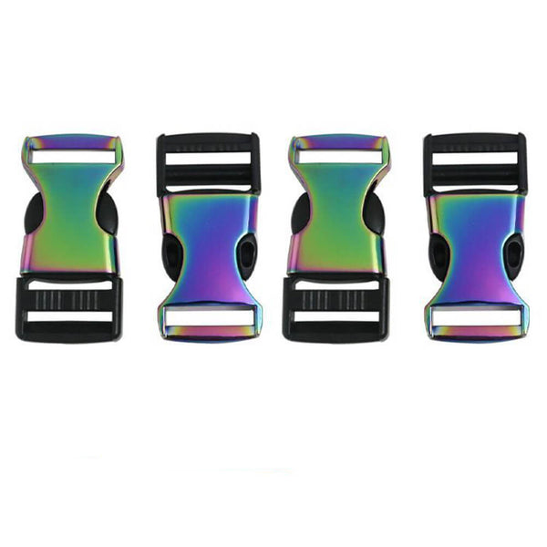Rainbow Buckles Quick Side Release for Luggage Straps Backpack Repair Dual Adjustable Ends
