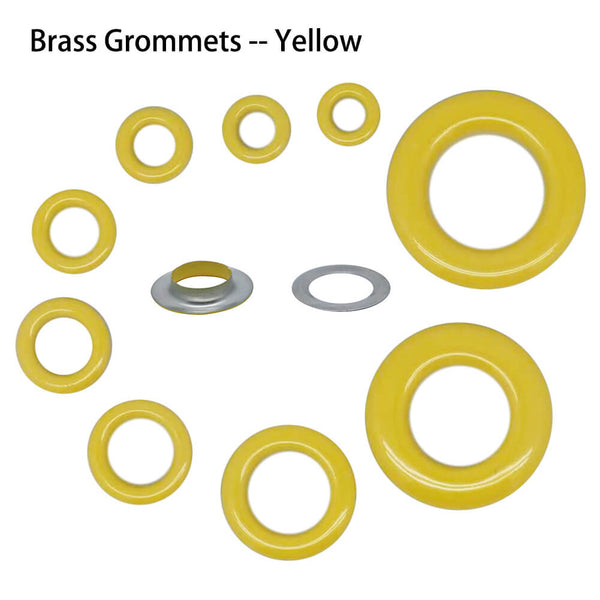 Yellow Grommets For Fabric Grommet Tool Kit Grommets For Clothing Eyelet  Tool – SnapS Tools