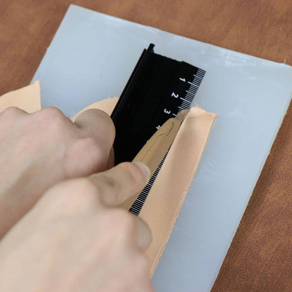 Protective Ruler Non-Slip Ruler Leather Craft Anti-cutting Hand Rulers ...