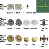 Magnetic Button Clasps Fasteners Craft Magnetic Snaps Magnetic Button