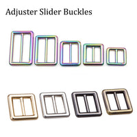 Slide Buckle Bag Belt Strap Keeper Slider Triglide Adjuster Purse Make