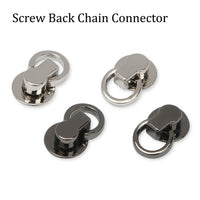 Screw Back Chain Connector Wallet Chain Connect Post Screwback O-Ring