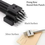 High Quality Prong Row Round Hole Punch Diamond Lacing Stitching Chisel
