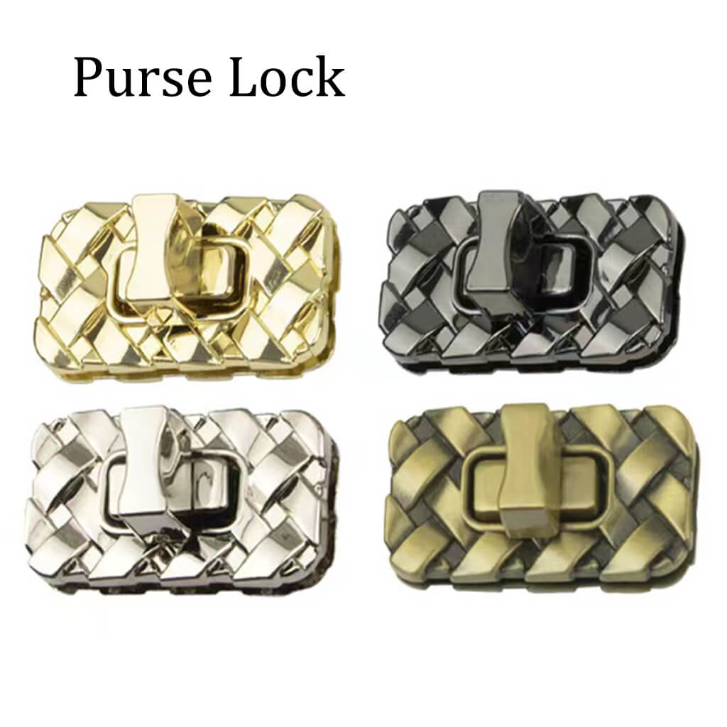 Purse Lock Turn Lock Clasp Purse Closure Twist Lock Leathercraft ...