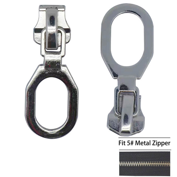 Metal 5 Zipper Head Silver Zipper Slider Head for Zipper 
