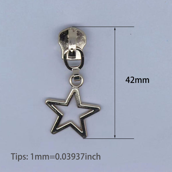 5# Metal Zipper Puller Zipper Pull Zippers for Sewing Crafts metal zippers