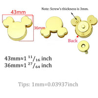 Mickey Head Magnetic Snaps Magnetic Purse Snaps Mickey Magnetic Snap Closures