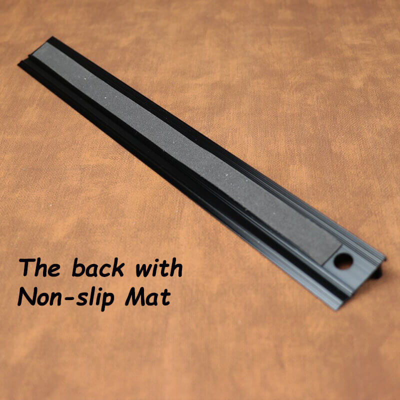 Protective Ruler Non-Slip Ruler Leather Craft Anti-cutting Hand Rulers ...