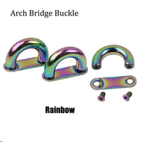 Anchor Buckles 13mm inner U Shape Arch Bridge Buckle,Metal Belt Loops Chain Connector For Bag Purse Hardware