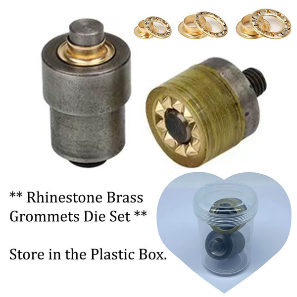 Rhinestone Brass Grommets Dies Sets Grommet Tool Kit Eyelet Tool Grommets  For Clothing – SnapS Tools
