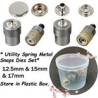 Utility Spring Metal Snaps On Fasteners Heavy Duty Snap Button Press Stud Cap for Marine Boat Canvas Bag Leather DIY Craft