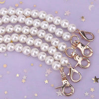 Pearl Bead Replacement Chain Strap Handbag Chain Accessory Pearl Chain