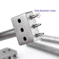 High Quality Prong Row Round Hole Punch Diamond Lacing Stitching Chisel