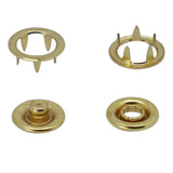Open Ring Metal Snaps (3 Sizes of 4 Colors)