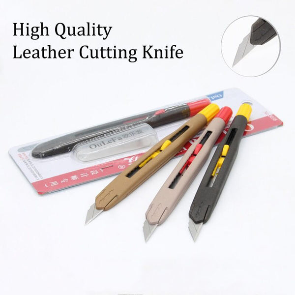 High Quality Leather Cutting Knife Lockable Razor Leathercraft Cutting