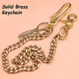 Keychain--Solid Brass