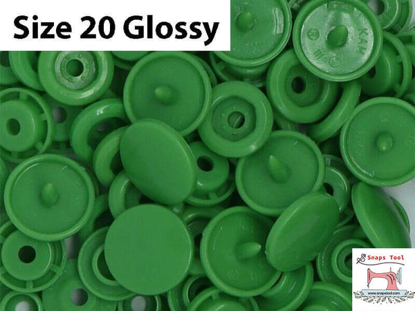 Glossy B14 Spring Green Snap Closures Snap Installer Tool Snap Buttons