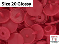 B33 Azalea Pink Plastic Snaps Button KAM Snap Fasteners UK Snap Button