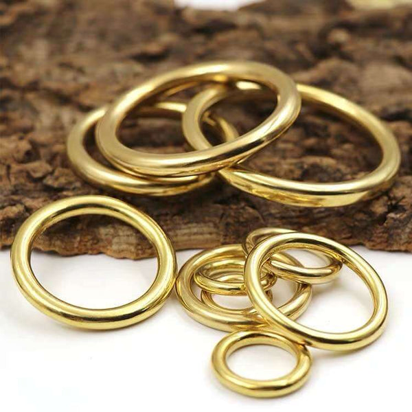 O-ring Findings Metal Non-welded O Rings for Belts Bags Lanyard DIY Leather  Hand Craft -  Sweden