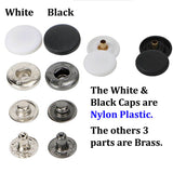 Snap Fasteners Heavy Duty Snaps For Leather Snaps Metal Snap Buttons