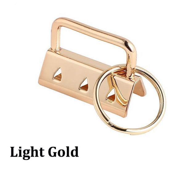 Buy 50 Sets 1 Key Fob Hardware With Key Rings Gold Color for Lanyards  Keychains Straps Keyfob Hardware 1 Inch 25mm Online in India 