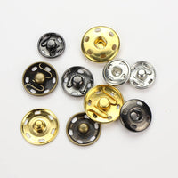 Sew-on Snap Buttons Metal Snaps Fasteners Press Stud Button for Sewing