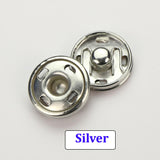 Sew-on Snap Buttons Metal Snaps Fasteners Press Stud Button for Sewing
