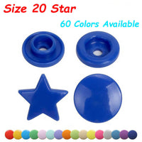 Fabric Snap Closure Buttons Snap Fasteners Kit KAM Plastic Fasteners 