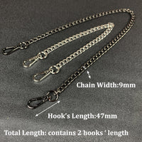 Flat Chain Hooks Strap Handbag Chain Accessories Purse Straps Shoulder